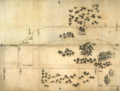醍醐寺蔵 醍醐寺領尾張国安食荘絵図の画像